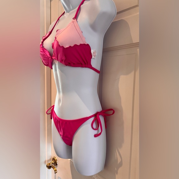 Xhilaration Pink Colorblock Bikini Set – Size Medium - Picture 5 of 16